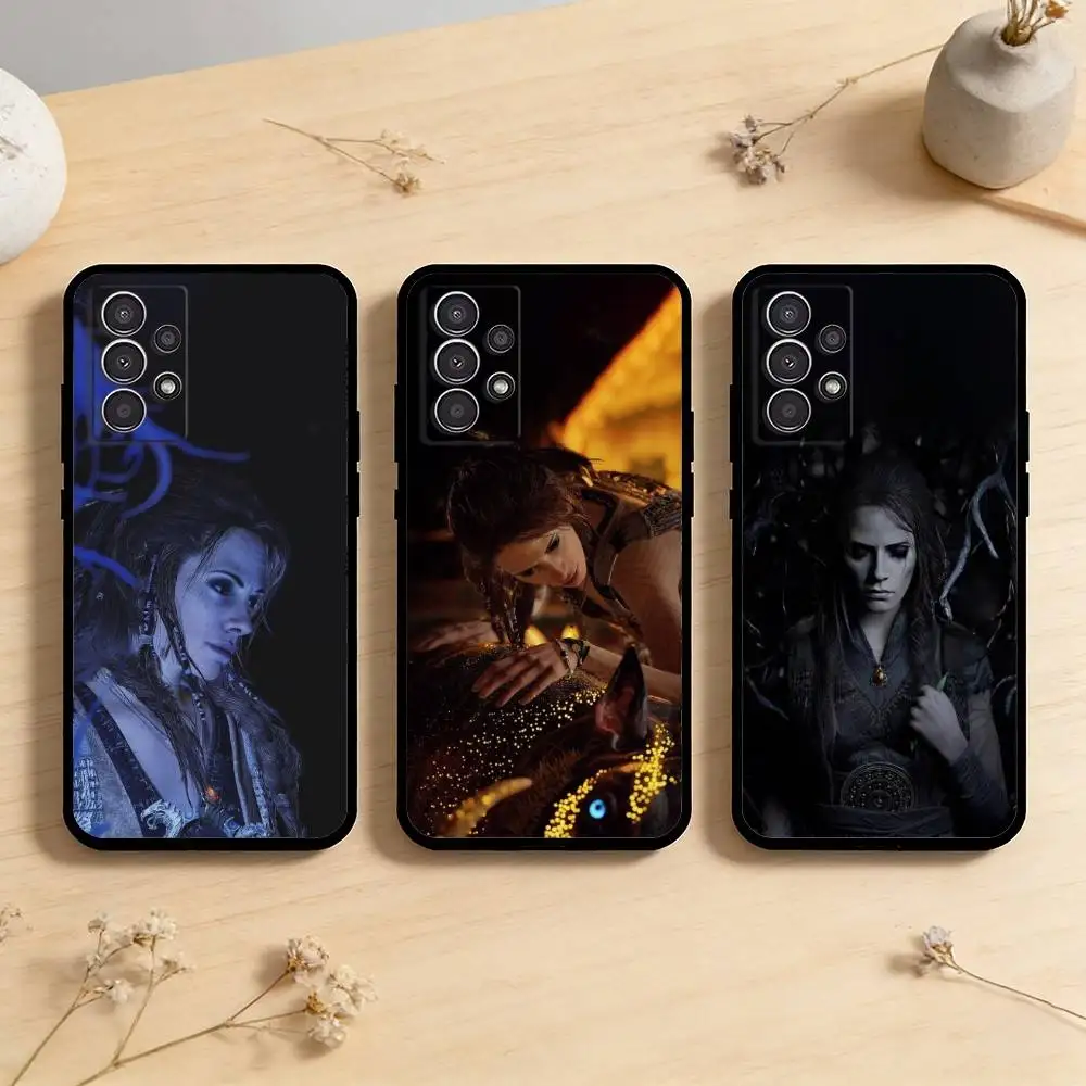 AAA Divine F-Freya Phone Case For Samsung Galaxy A73,A72,A71,A70,A53,A52,A51,Others Soft Black Cover