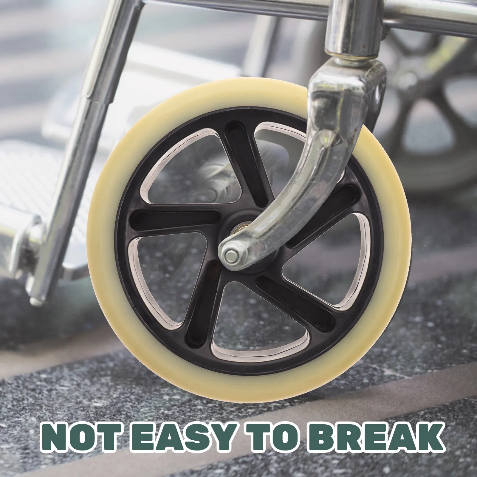 

Комплект из 2 колес для самоката: сменные, из полиуретана высокой плотности, износостойкие, для трюковых скейтбордов, гладкие, амортизирующие, с нескользящими подшипниками