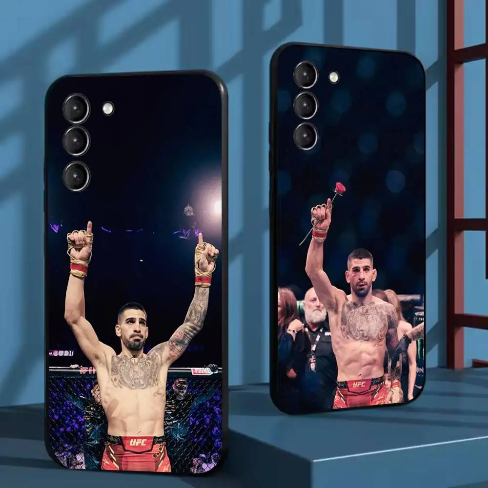 

I-Ilia Fighting T-Topuria Phone Case For Samsung Galaxy A73,72,51,53,52,71,22,5G,Note,J7,8,9 Soft Black Cover