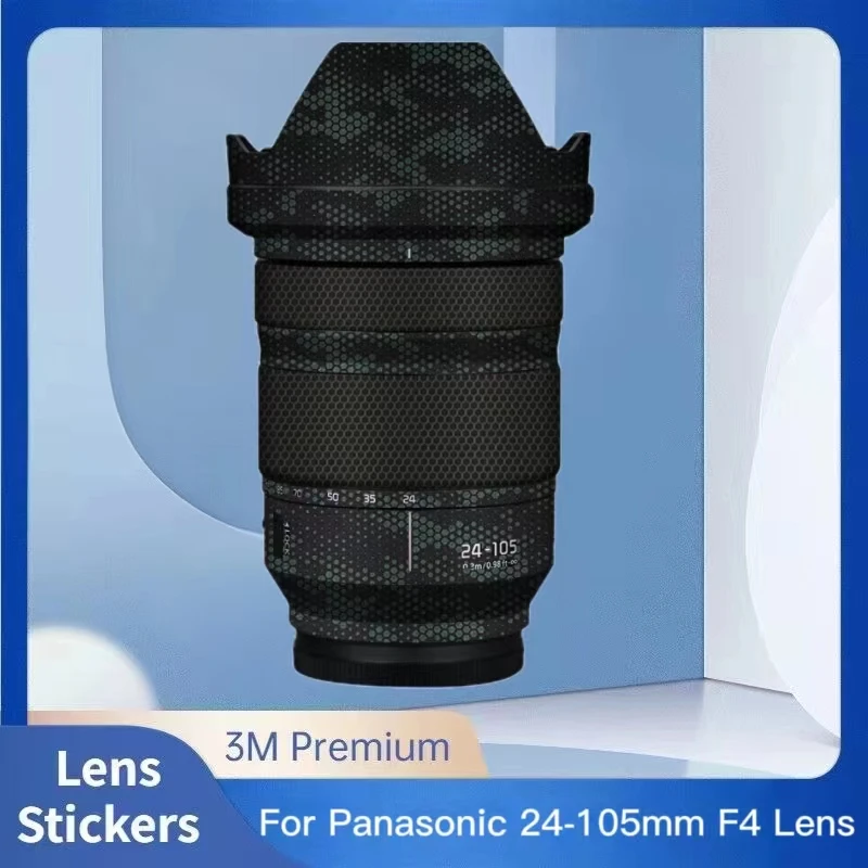 สําหรับ Panasonic LUMIX S 24-105 มม.F4 Macro OIS กล้องเลนส์สติกเกอร์ Coat Wrap ป้องกันฟิล์ม Protector ไวนิล Decal ผิว 24-105 f/4