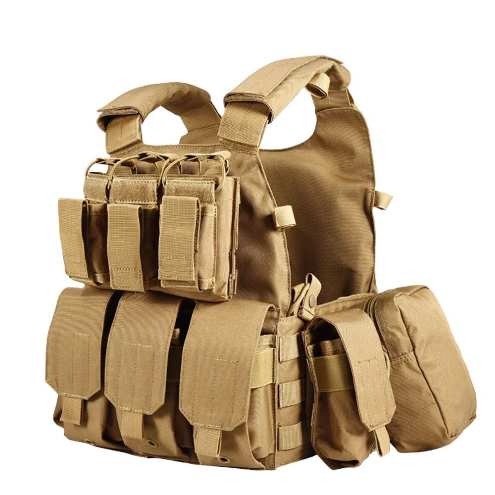 

Тактический жилет 8025 JPC из нейлона 1000D с системой Molle для охоты, тренировок и защиты, камуфляжный стиль