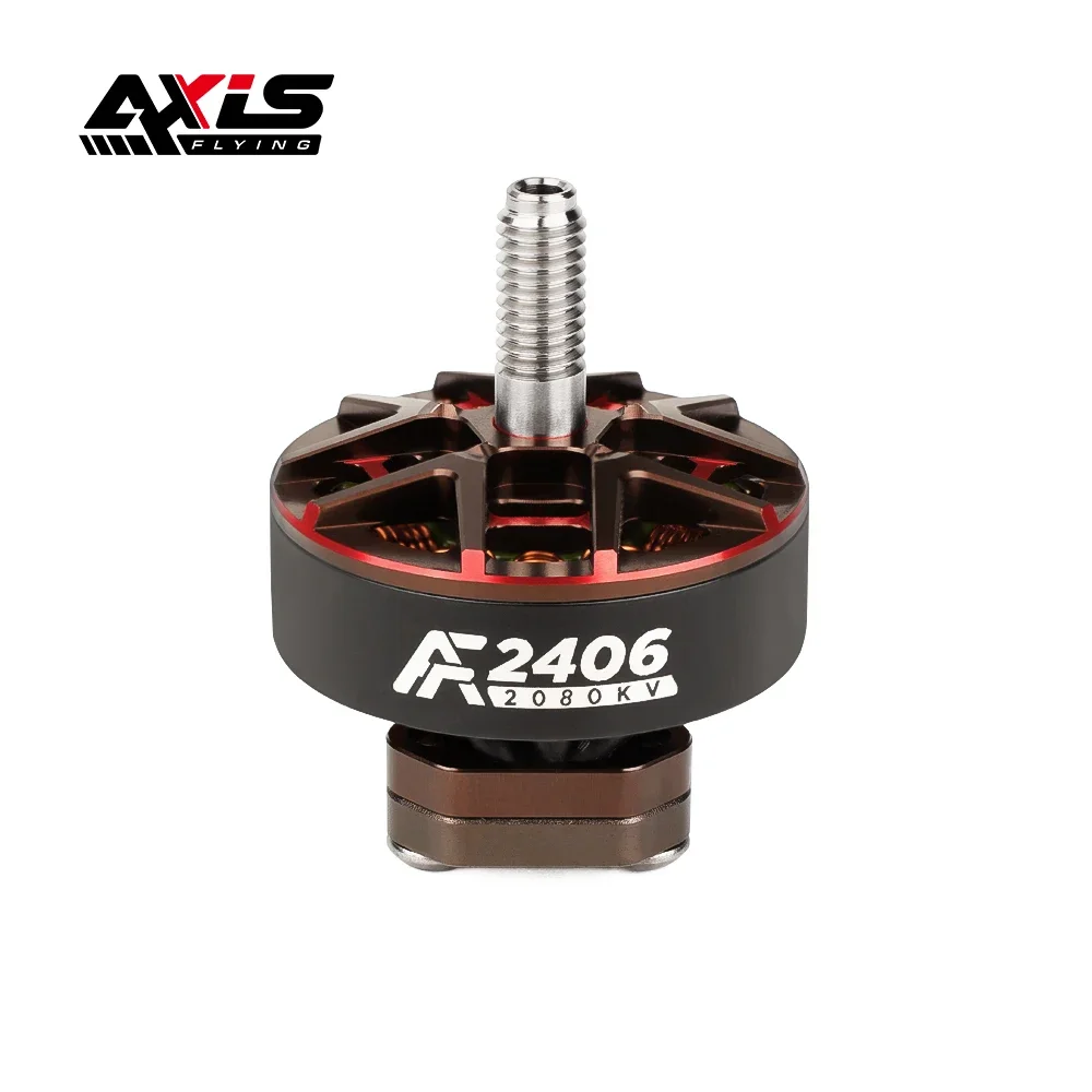 BoMassAxisflying AF2406-X 4-6S 1860KV 2080KV Brushless Modular Motor For FPV 5inch Racing Freestyle Drones