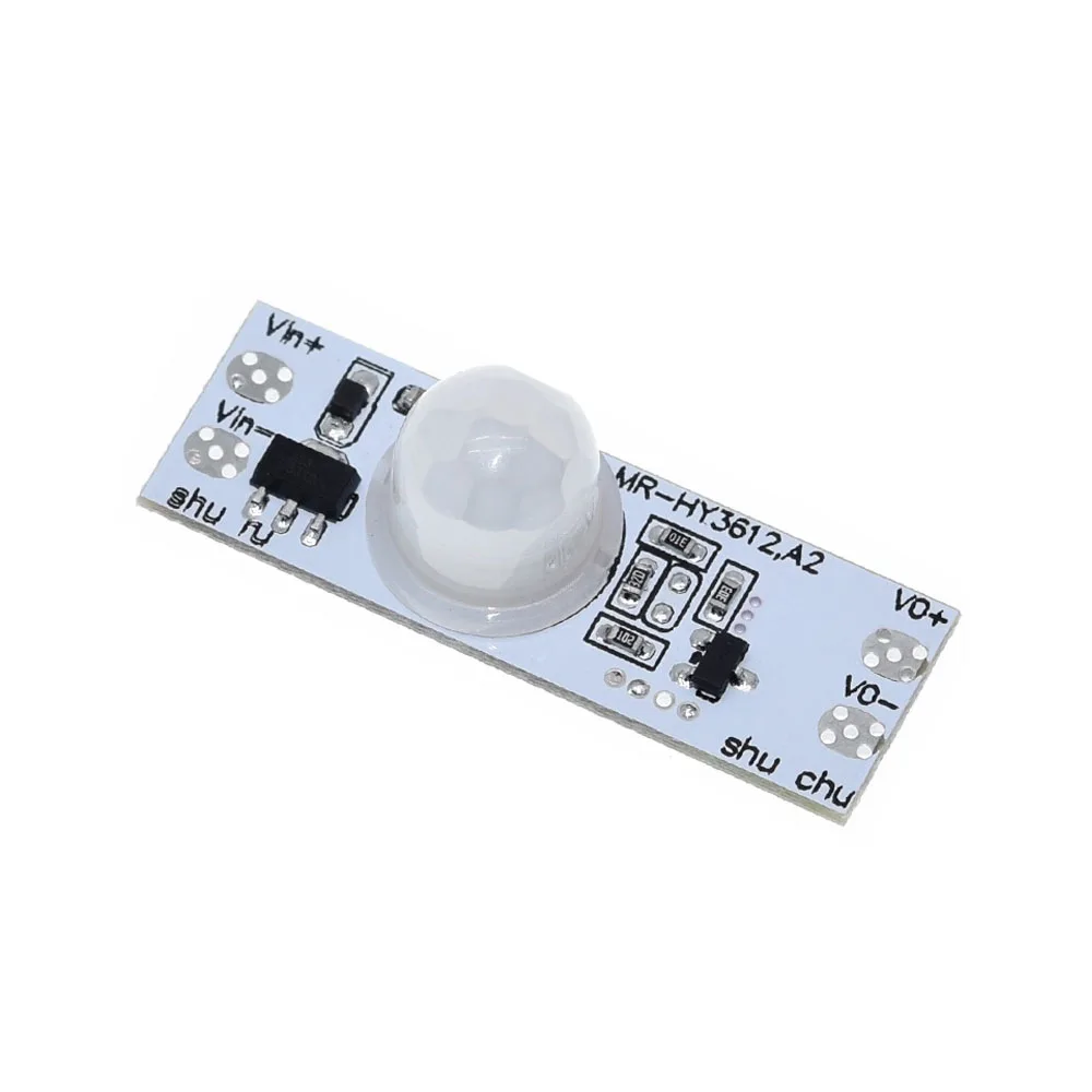 PIR Motion Sensor Switch Module 3A IR Infrared Induction Body Sensor Detector Controller Switch 3M Sensing Distance DC 12-24V