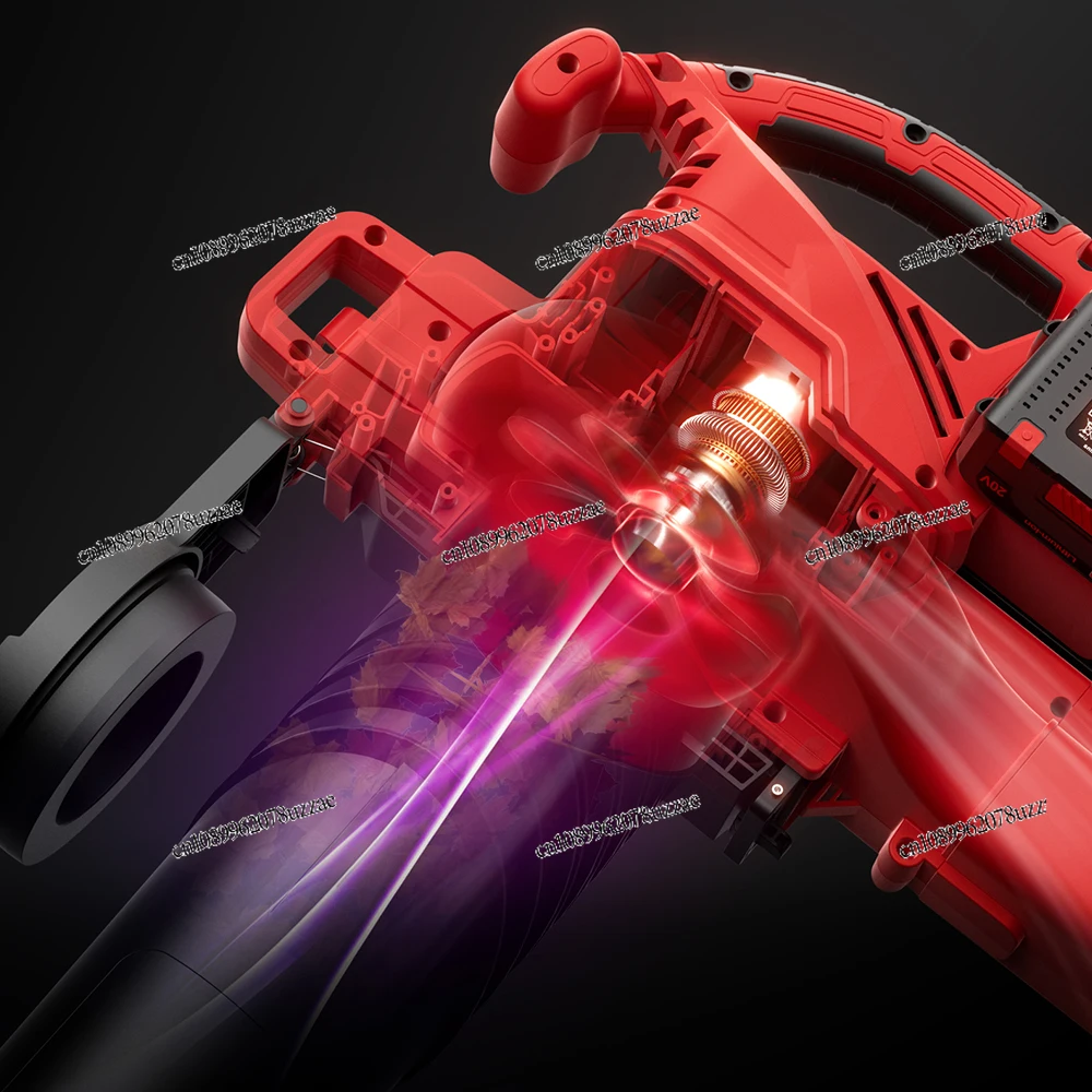 120mph Leaf Blower Vacuum Small  Motor Brushless Battery-powered  2 in 1 Leaf Blower