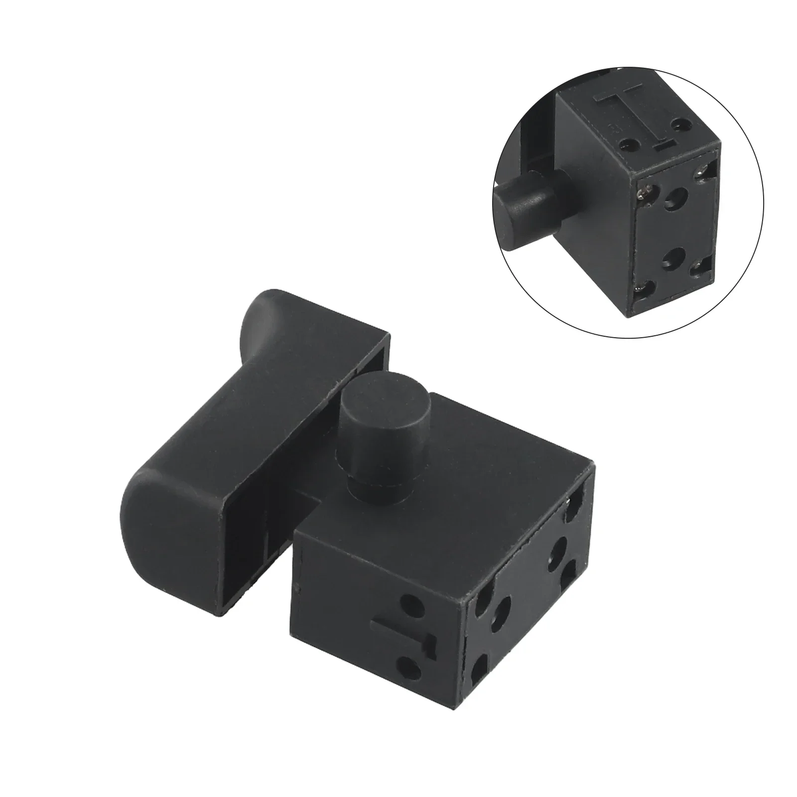 Lock On Trigger Switch For Electric Power Tools AC 250V 6A Plastic Shell Easy Assembly For Cutting Machine Tool
