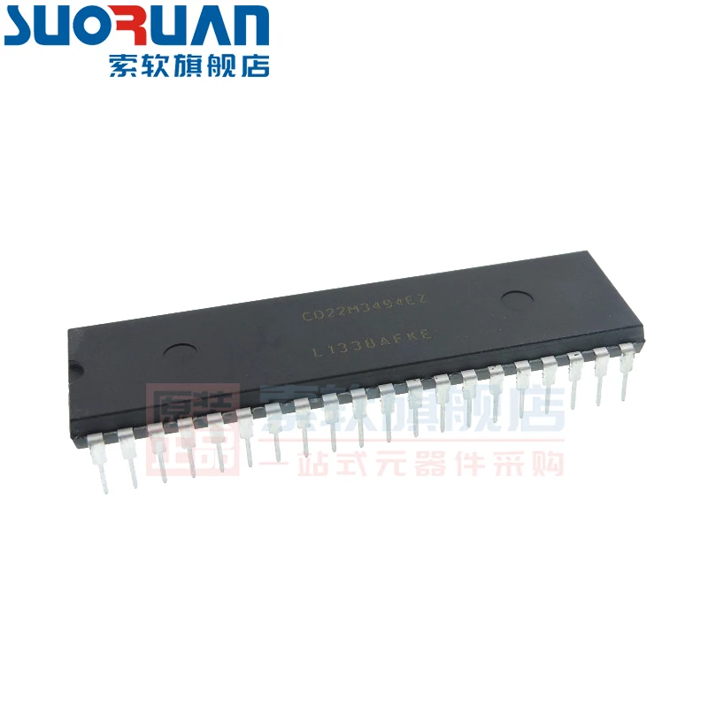 Free shipping    CD22M3494EZ  IC DIP-40      10PCS