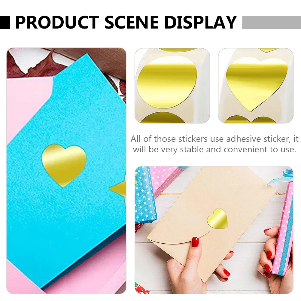 Autocollants Ronds Auto-Adhésifs pour Enveloppes, Plaque de Cuivre, Mariée, 2 Rouleaux