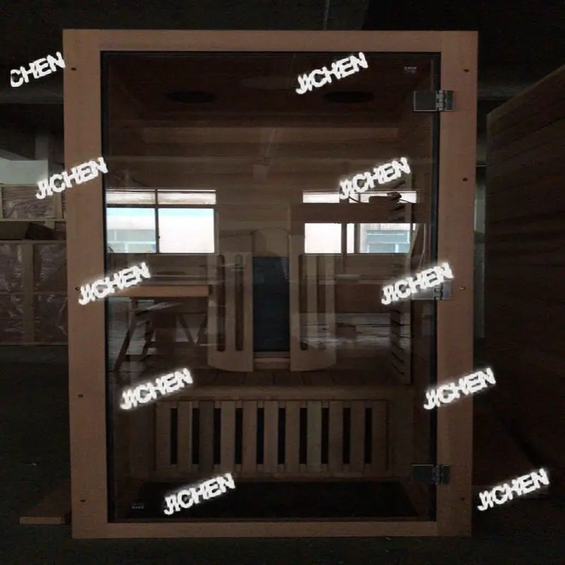 

Настроить Сухая паровая комната Hemlock Отопительная комната для здоровья напрямую от производителя Дополнительный размер Сауна из цельного дерева с