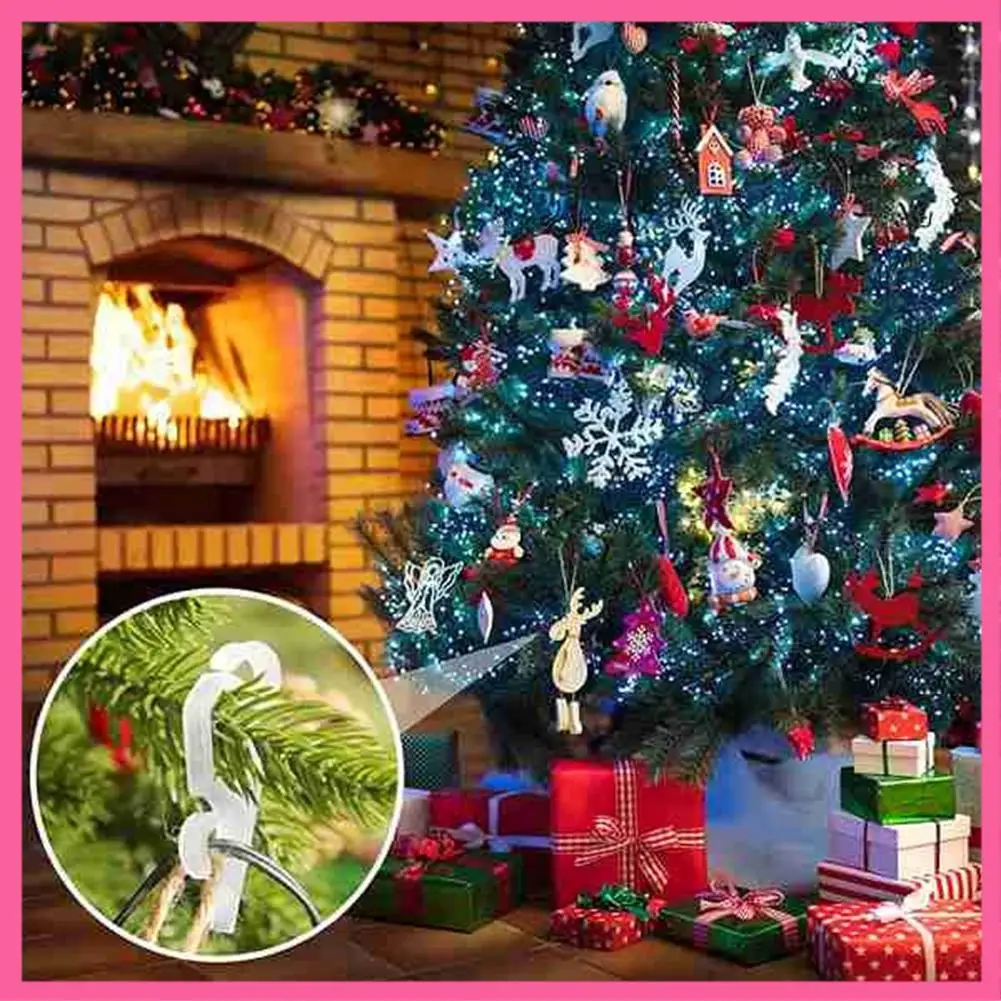 ABNM Christmas Light Clip Outdoor Gutter Hook Weatherproof Outdoor Light Clip Holiday Light Clip For Decoration