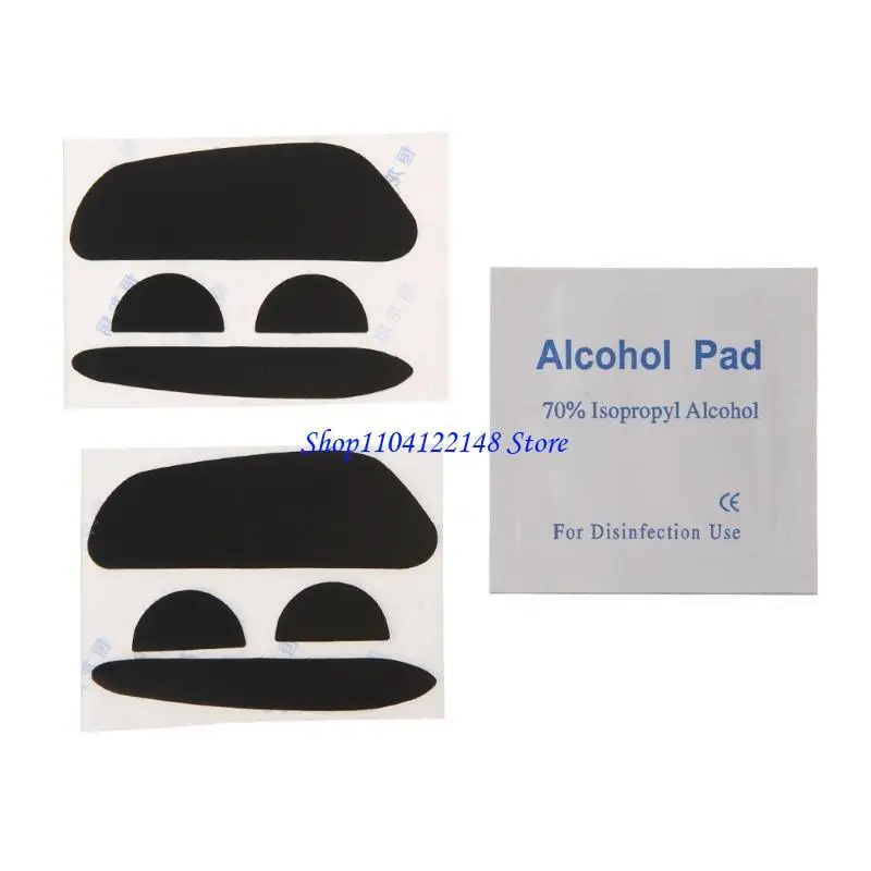 P9FA Black Gaming Mouse Feets DIY Mouse Mouse Skates for MX Wireless