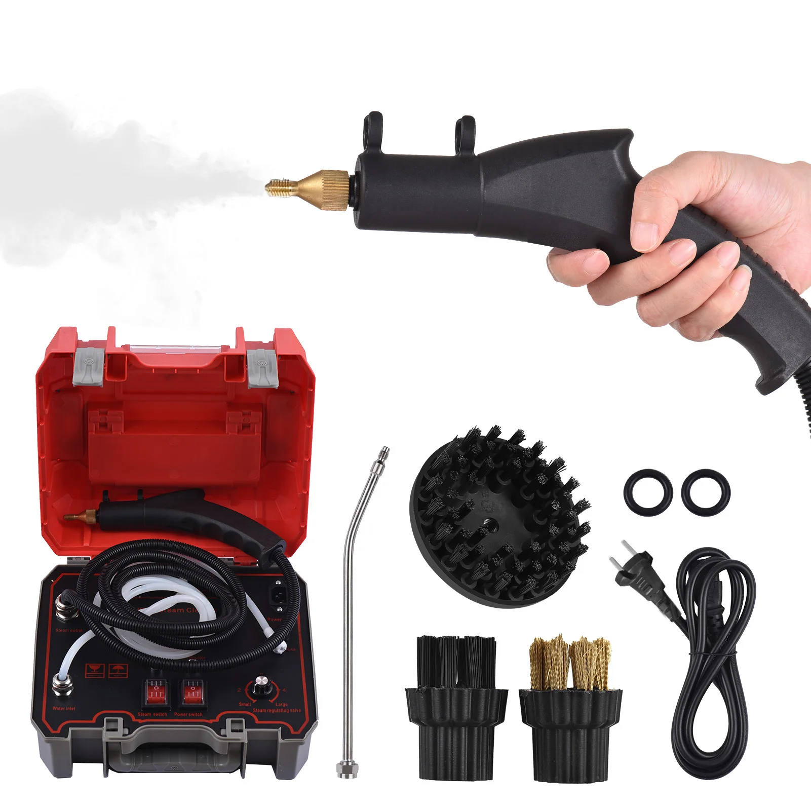 2000W Electric Steam Cleaner for Car Household Multifunctional High Pressure Air Conditioner Fume Steam Washing Machine