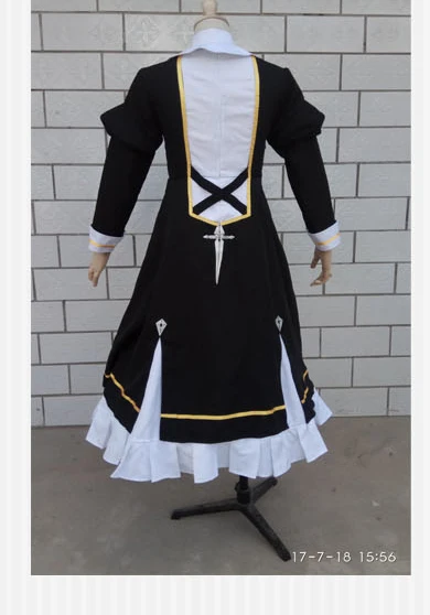 Anime! Honkai Impact 3 Theresa Apocalypse Uniform Dress Cosplay Costume Custom-made Size For Women dress+veil