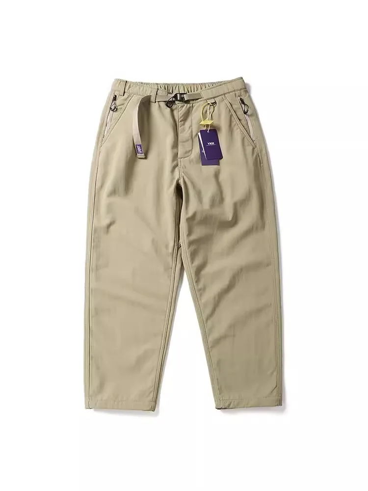 

Мужские повседневные брюки в стиле ретро с флисовой подкладкой, утепленные, свободного кроя, слегка зауженные, прямые, в американском стиле, дышащие, летние