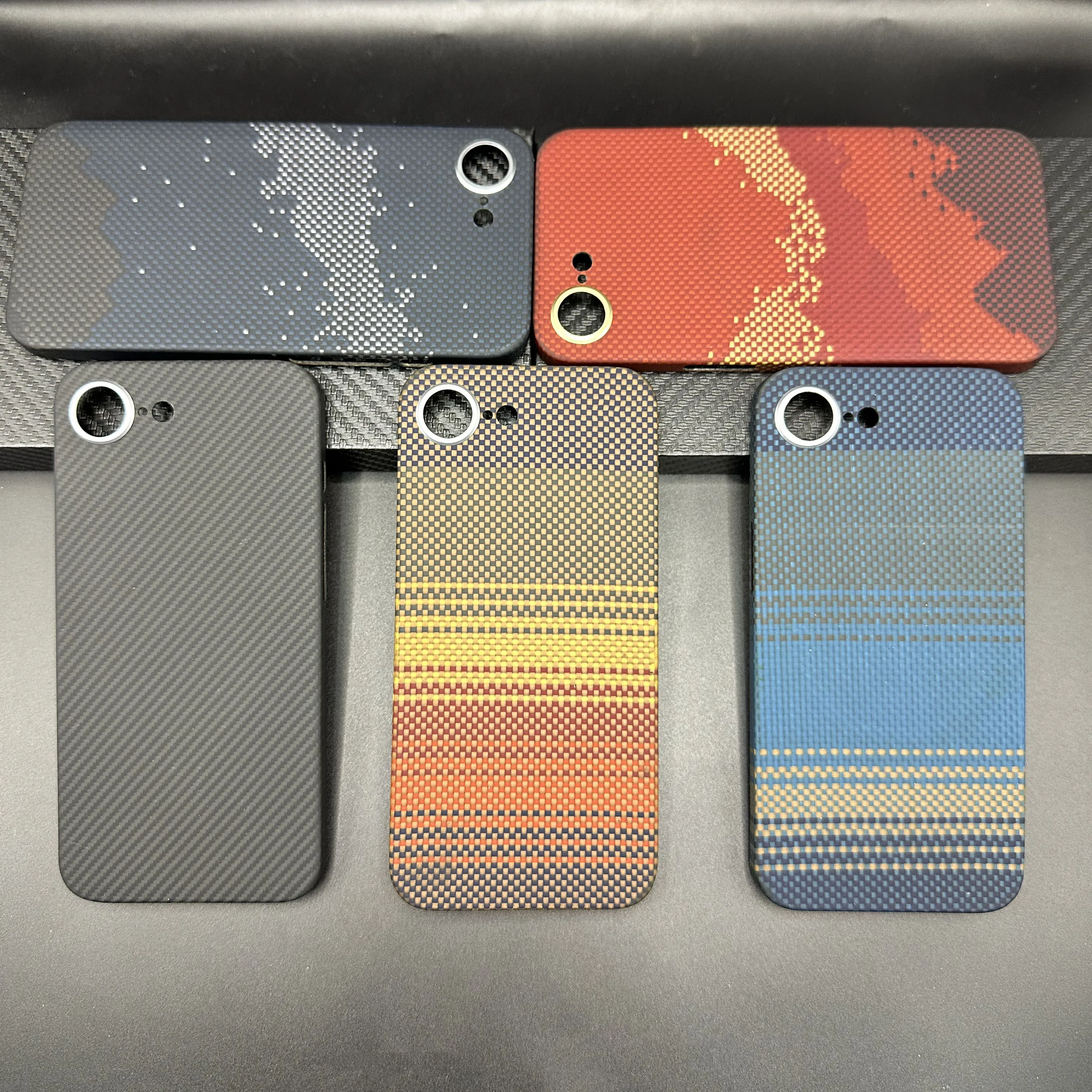 

Suitable for iPhone 16e case Kevlar Aramid Fiber Magnetic Attraction Lightweight Full Cover Protective Case