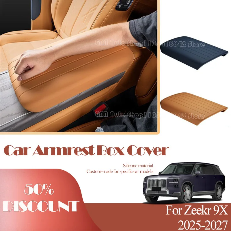 for-zeekr-9x-2025-2026-2027-ex1h-car-armrest-box-cover-middle-console-storage-case-silicone-protective-cushions-auto-accessories