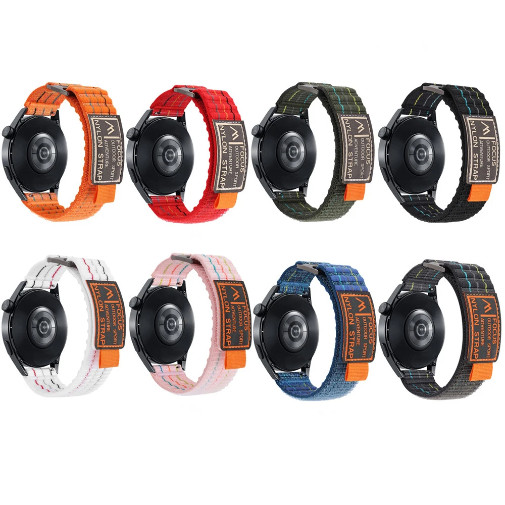 20mm 22mm woven loop strap for Redmi Watch 5 Active / Lite For Xiaomi watch S1 2 S2 S3 / S4 watch sports two-piece wild diameter