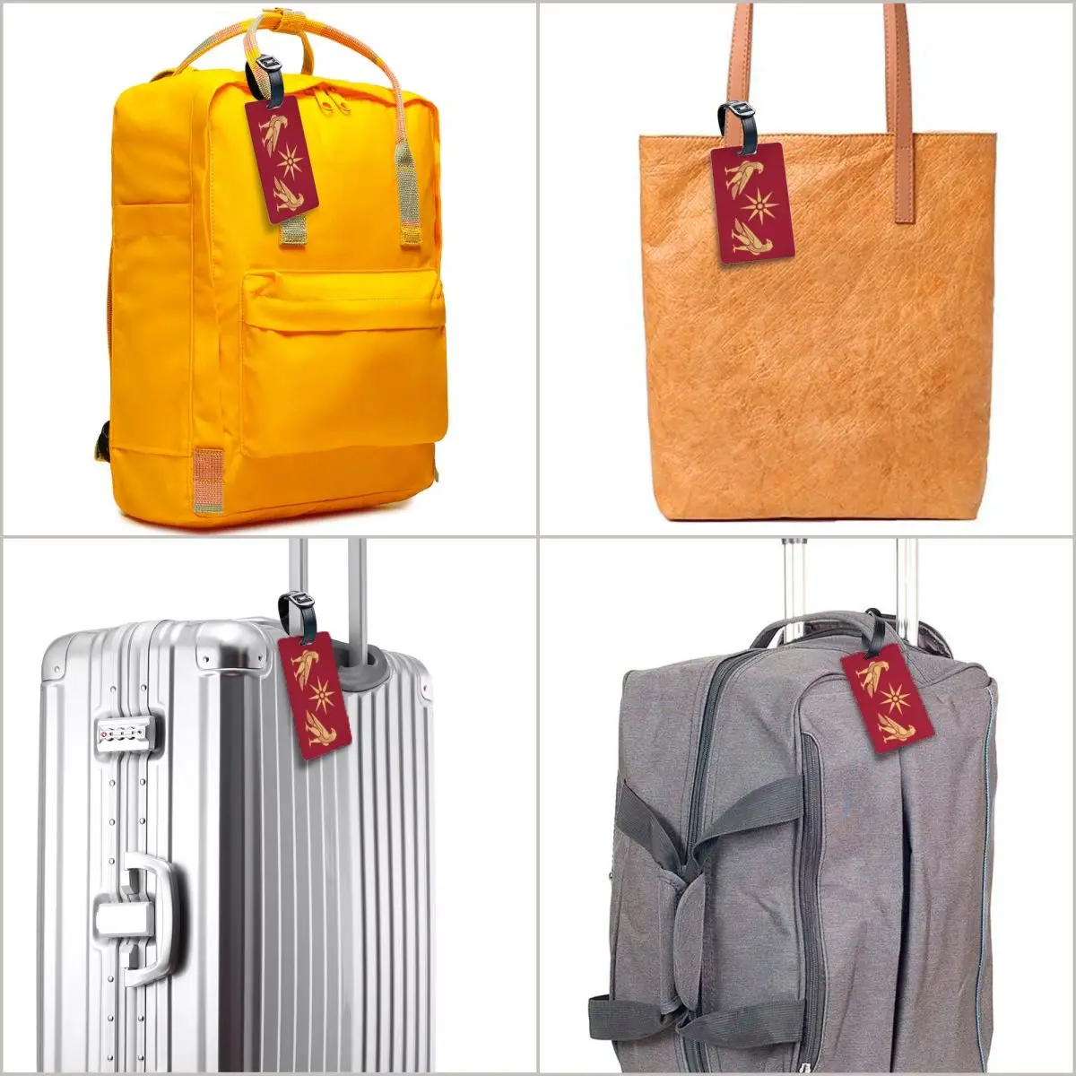 Étiquettes à bagages personnalisées Artaxiad ociasty Feel pour valises, étiquettes à bagages à la mode, couverture de confidentialité, étiquette d'identification