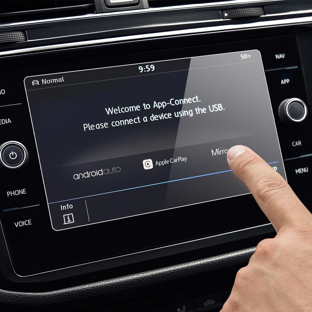 8'' Navigation System HD Clear Anti Scratch Shield For Volkswagen Tiguan MK2 2016-2018