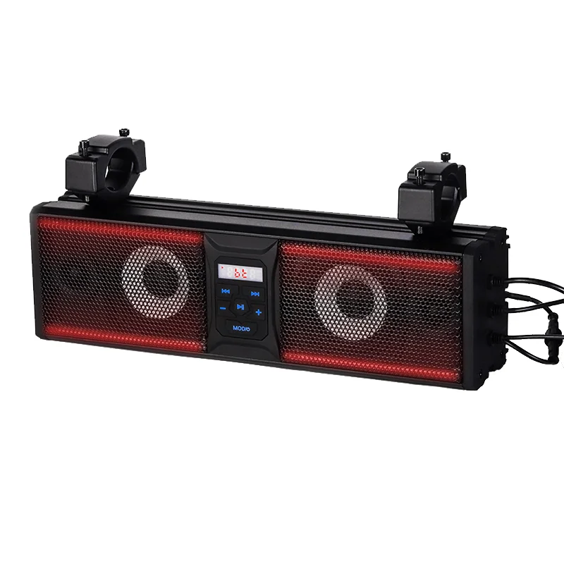 Airow auto Sound bar Systems  Marine Golf Cart Audio Custom Blue Tooth 4 Speakers Packages Remote Control IP65 Waterproof USB