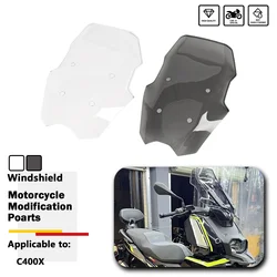Motorcycle Accessories Windshield Screen Protector Fit For BMW C 400 X C400 C400X 2018 2019 2020 2021 2022 2023