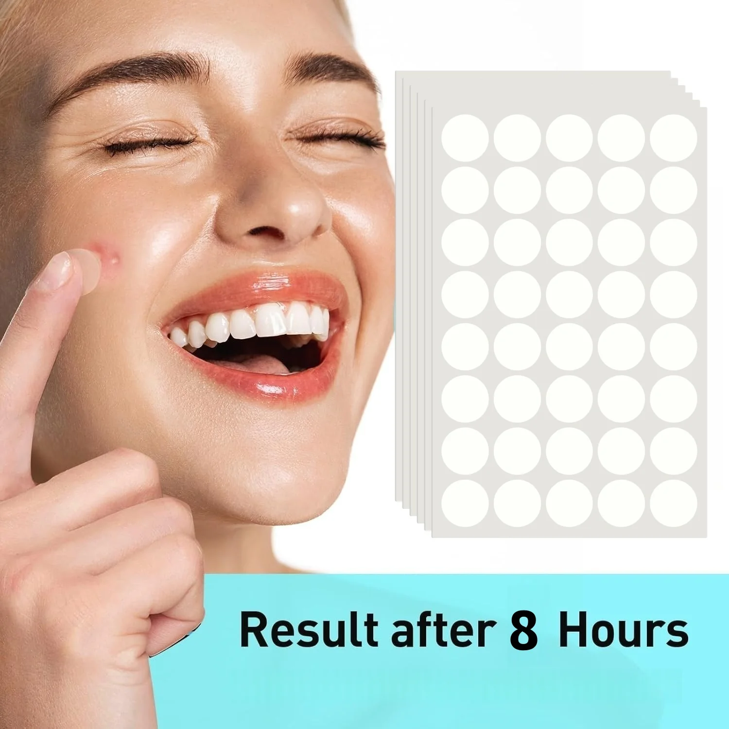 แผ่นแปะสิวแบบใส 200/400/800 ชิ้น ทรงกลม ใช้ได้ทั้งชายและหญิง แผ่นแปะสิวไฮโดรคอลลอยด์ บางเฉียบ ระบายอากาศได้ดีเยี่ยม อ่อนโยนต่อผิว