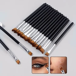 30pc beginner ultra-thin flat brow brush Eyeliner brush Sleeper silkworm face concealer brush multi-functional beauty tool