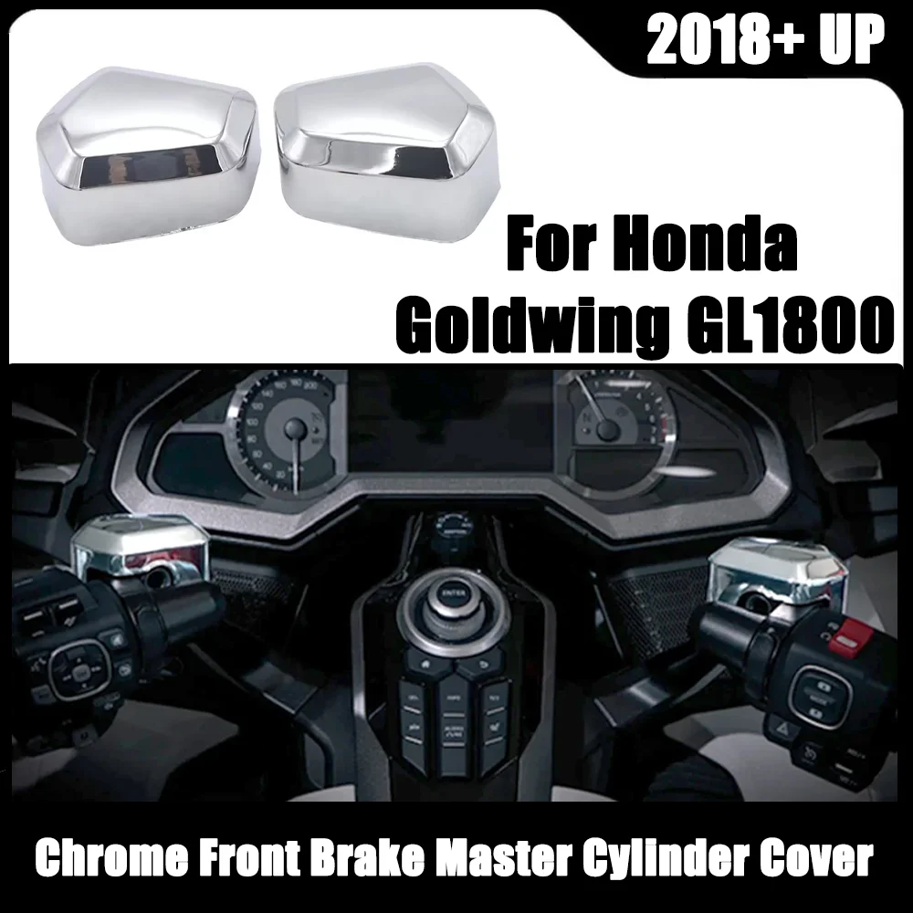 

Chrome Front Brake Master Cylinder Cover For Honda Goldwing GL1800 GL1800 2018-2024 Motorcycle