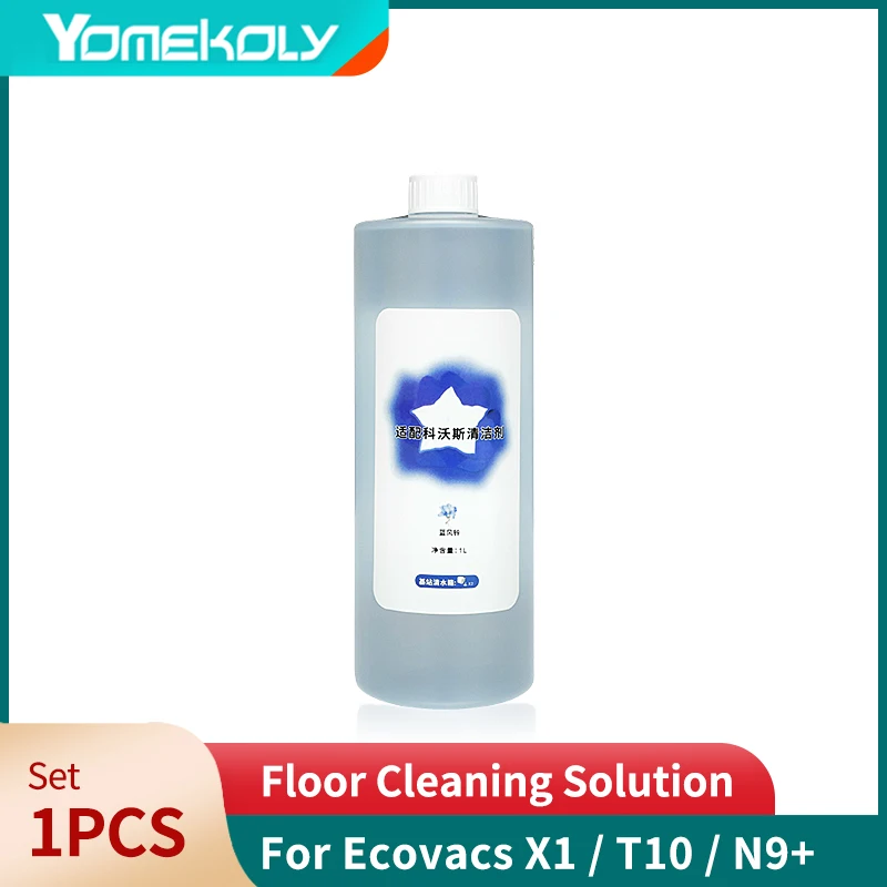 

For ECOVACS Deebot X2/T10/T20/N9+ Vacuum Sweeping Robot Decontamination Liquid Floor Cleaning Solution Agent Accessories 1L