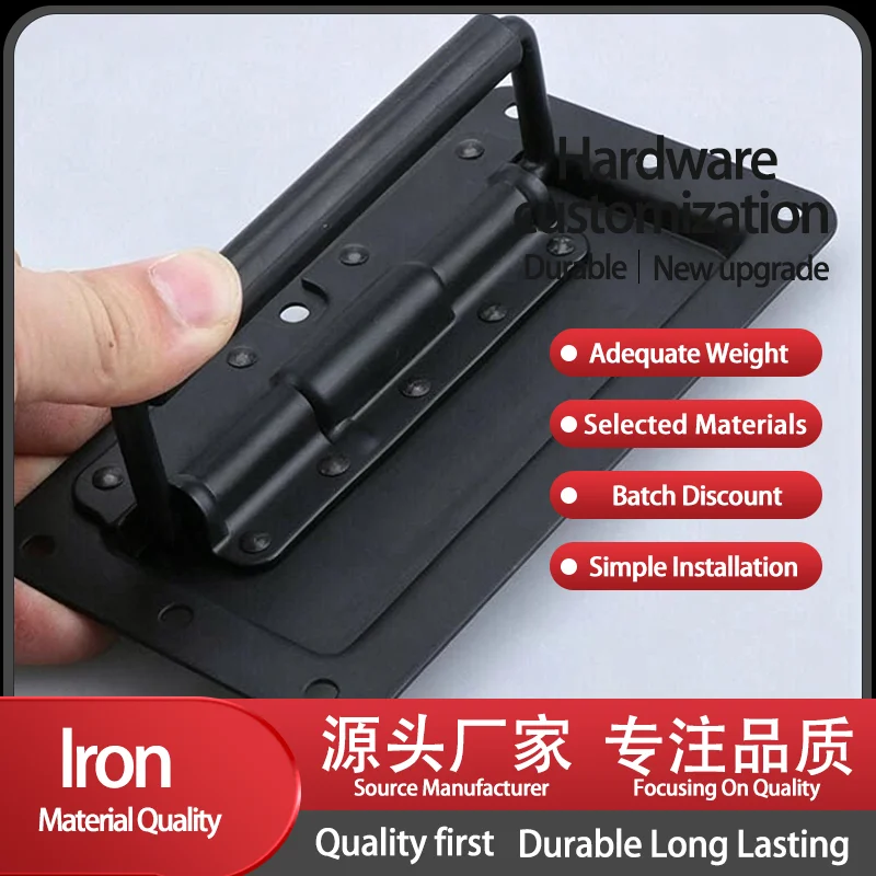 

(3-Piece) Iron Galvanized Embedded Insulation Sleeve Spring Automatic Return Handle Industrial Electric Iron Toolbox