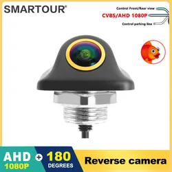 Smartour 4K telecamera per retromarcia per auto telecamera per parcheggio di Backup universale HD visione notturna Golden Len impermeabile CCD AHD 1080P immagine a colori