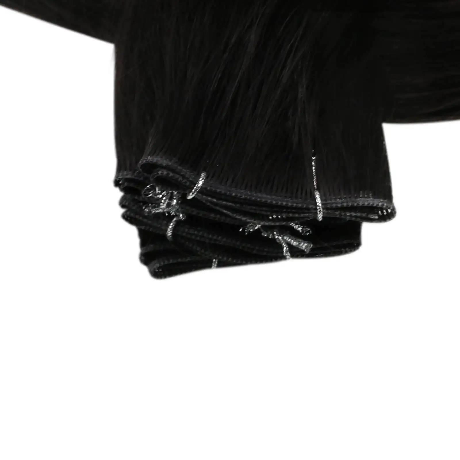 قسط 100% لحمة شعر بشرية شعر ريمي لا شعر قصير مزدوج مسحوب أنيق ينتهي وصلات شعر ألوان 1B/2/4/613 #3