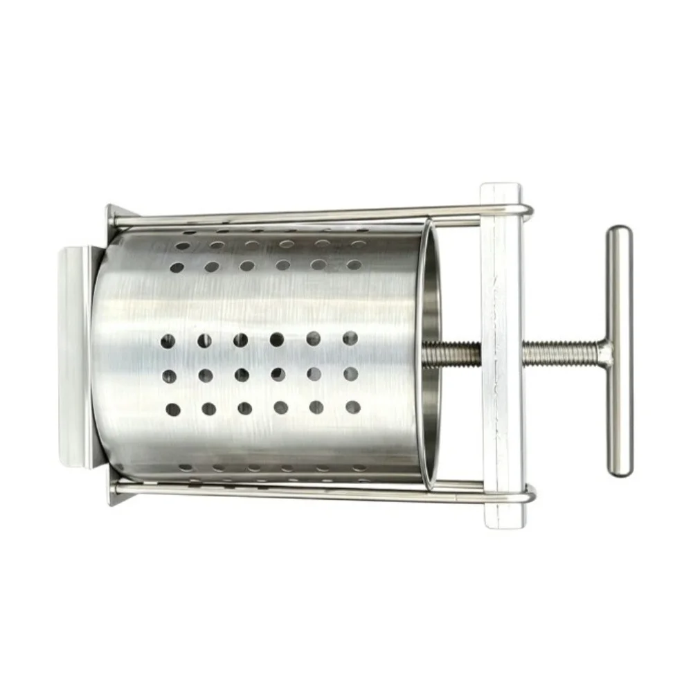 Stainless Steel Manual Juicer for Honey Extraction Vegetable Water Removal and Food Preparation in Home Kitchens