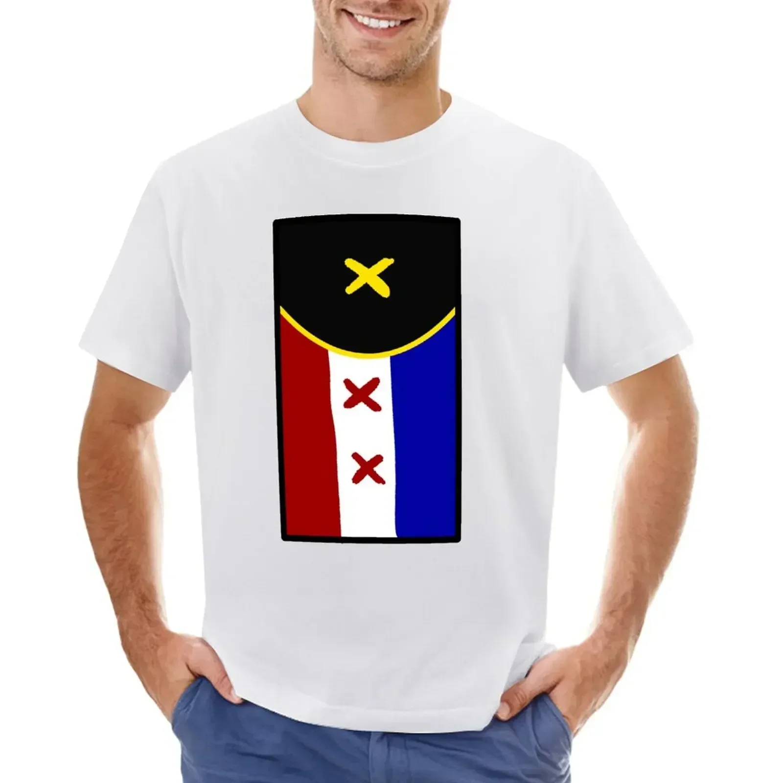 Lmanburg Flag (Vertical) T-Shirt essential t shirt boys whites vintage graphic tee Blouse t shirt for men