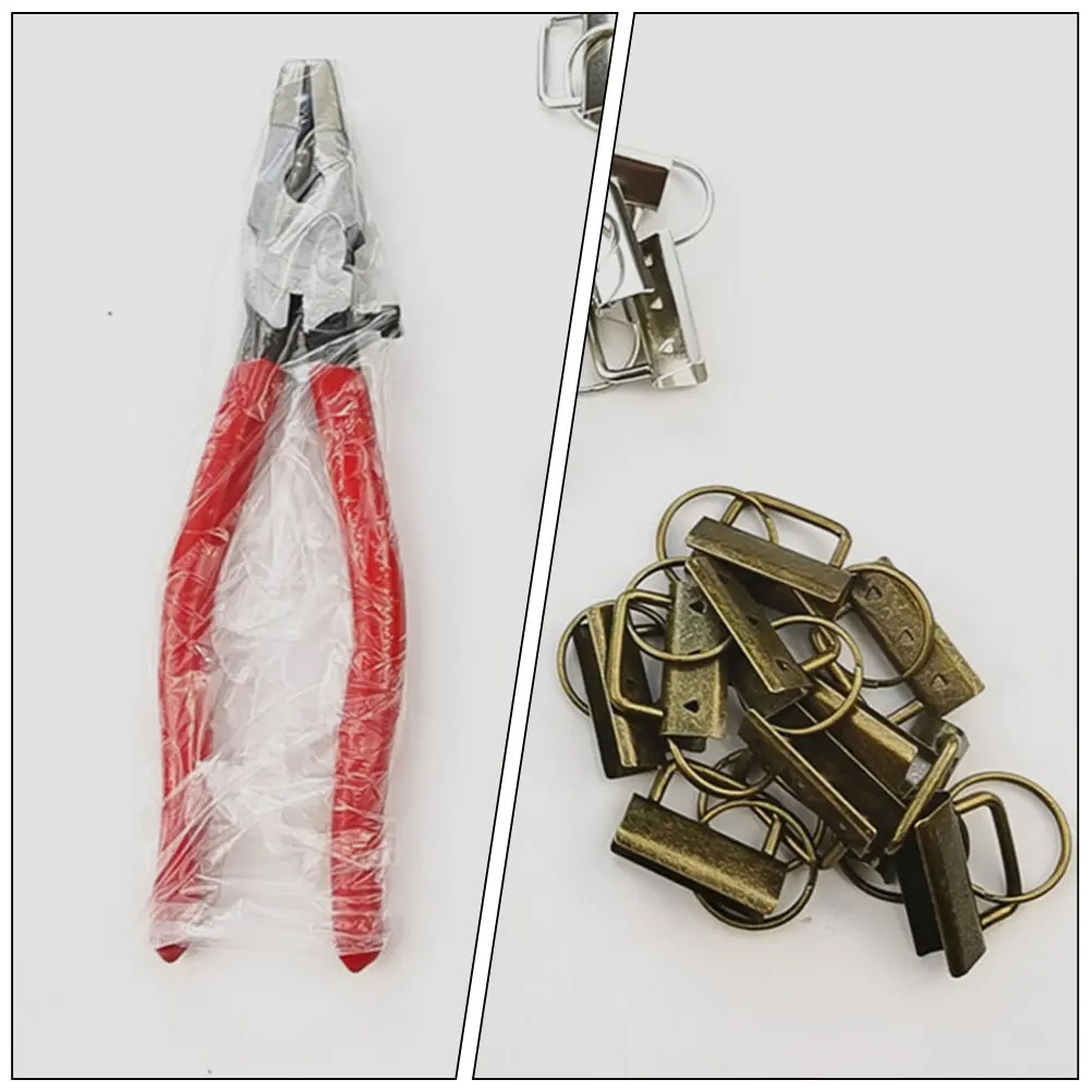 

1 set Metal Key Clips 32mm Webbing Fob Hardware Multicolor Keychain Making Supplies DIY Jewelry Accessories