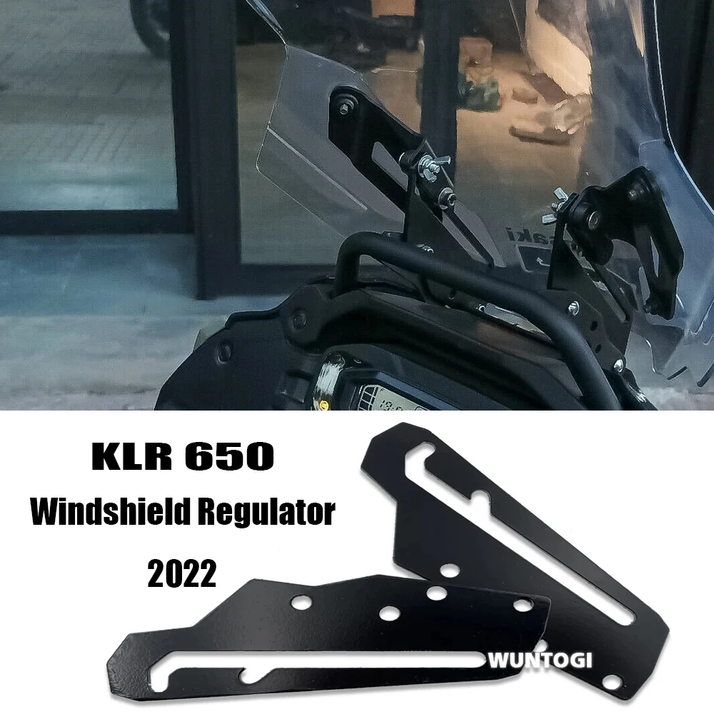 

KLR 650 Motorcycle Windshield Bracket For Kawasaki KLR 650 2022 Windscreen Wind Deflector Mounting Support