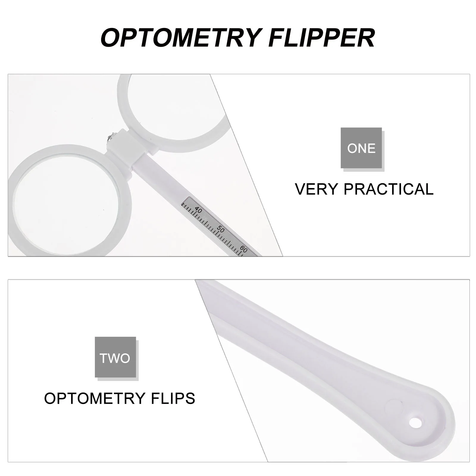 

25 Optical Flipper 4-Lens Plastic Optometry Flips Ophthalmic Lens Optical Tool for Amblyopia Eye Training Optometry Flips