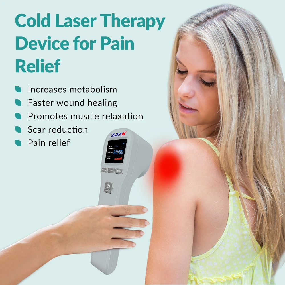 

ZJZK Laser Treatment For Morton'S Neuroma 650nmX16Diodes+808nmX4Diodes Mls Class 4 Red Light Laser Therapy For Pain Inflammation