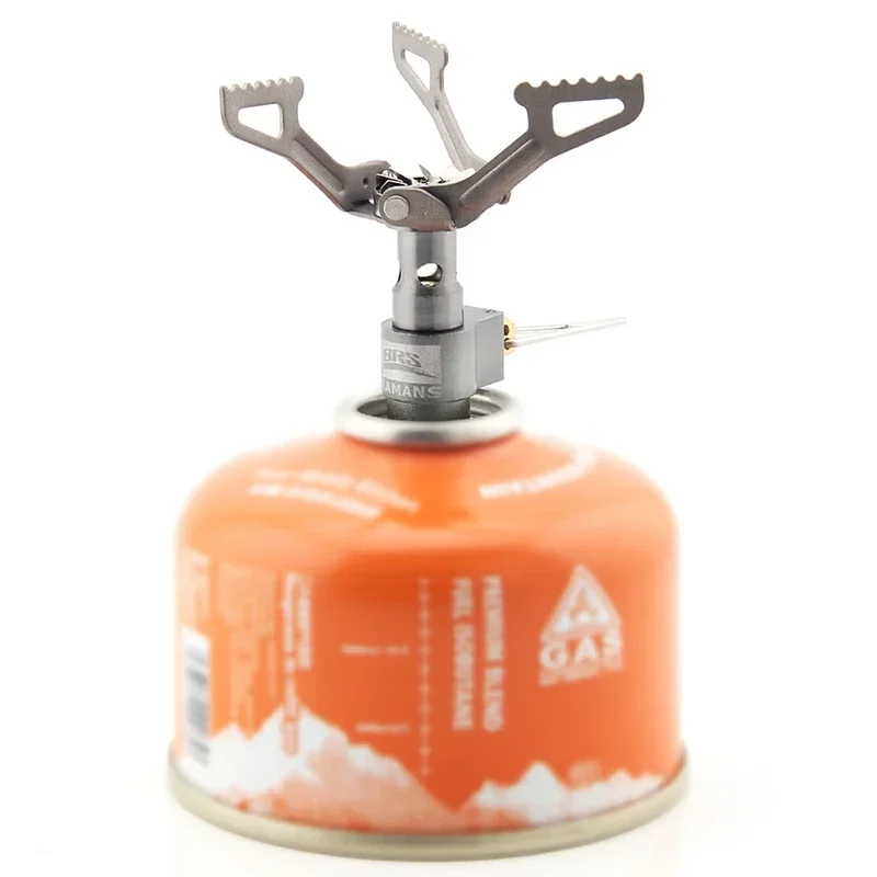 

Outdoor Portable Solo Camping Gas Stove 25g Lightweight Mini Gas Cooker Burner Camping Hiking Gas Burner -3000t