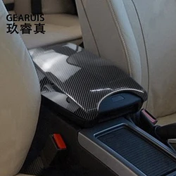 Car Styling Center Console Tidying Armrest Box Panel Protective Cover Sticker Trim For BMW X5 E53 1999-2006 Interior Accessories