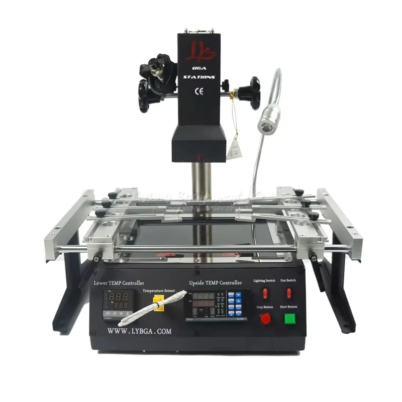 IR6500 V.2 BGA Repair Rework Solder Station 2 Zones Infrared PC410 Software Control  PCB Chip SMD  Board  GPU  Repair Machine