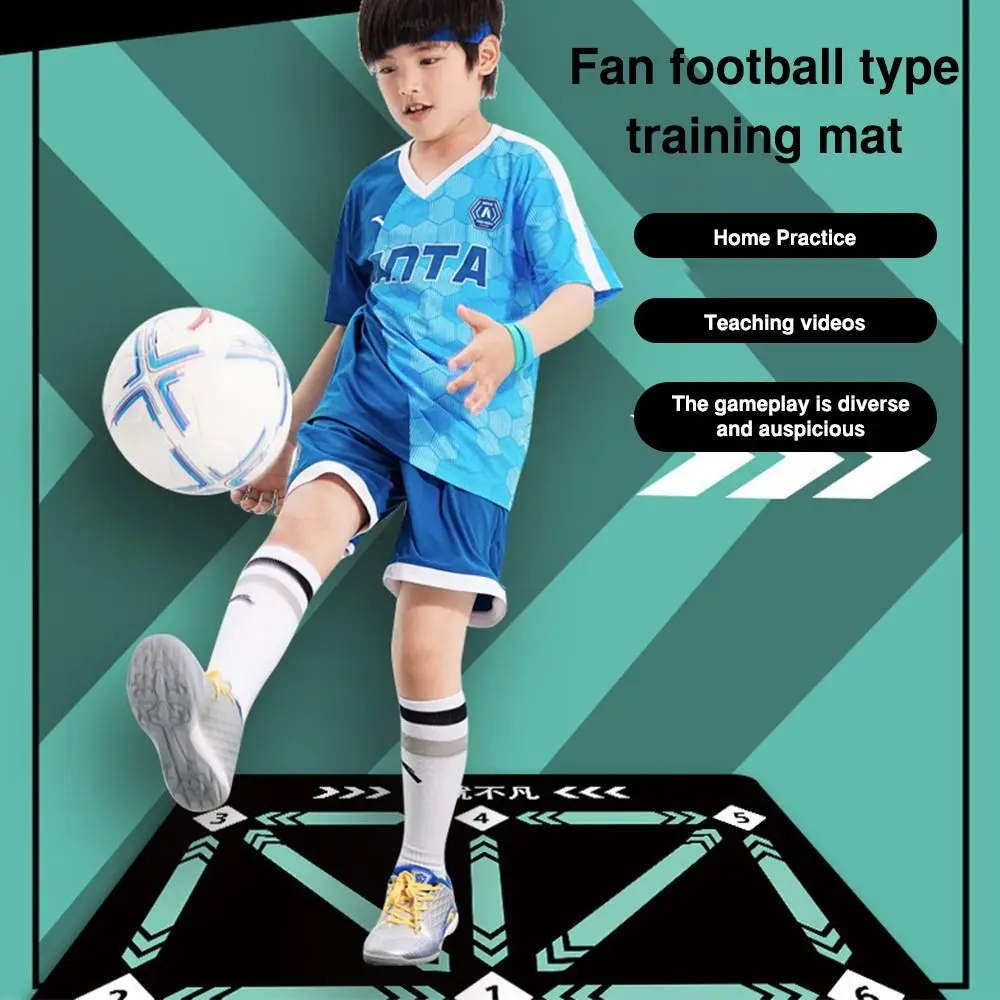 Fashion Foldable Football Training Mat Wear Resistant Dribble Control Non Slip Mat Silent Voetbal Training Mats Kids