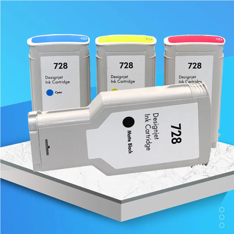 Ink Cartridge For HP 728 Compatible For FOR HP DesignJet FOR HP T830 T730 Full DesignJet Ink Cartridge F9J67A F9J66A F9J65A