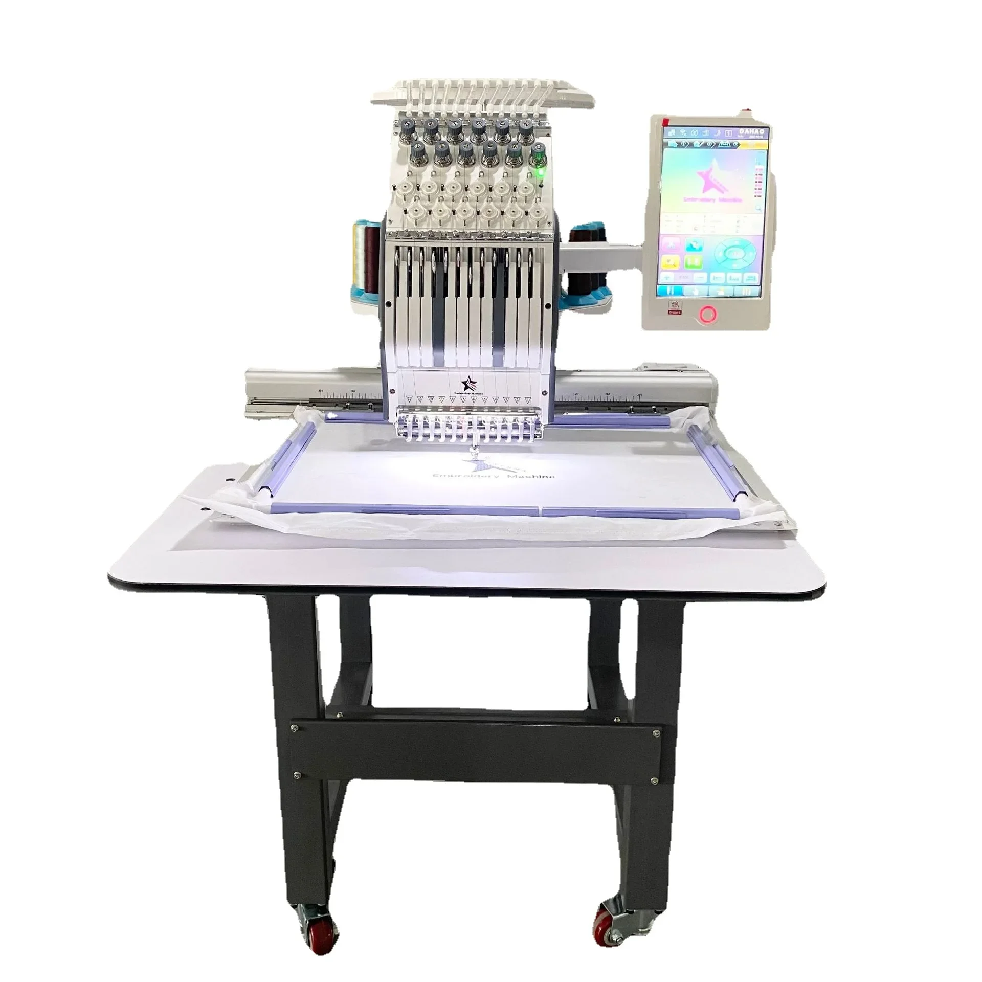 YYHC- Single Head Embroidery Machine Price Computerized Automatic Chainstitch Embroidery Machine