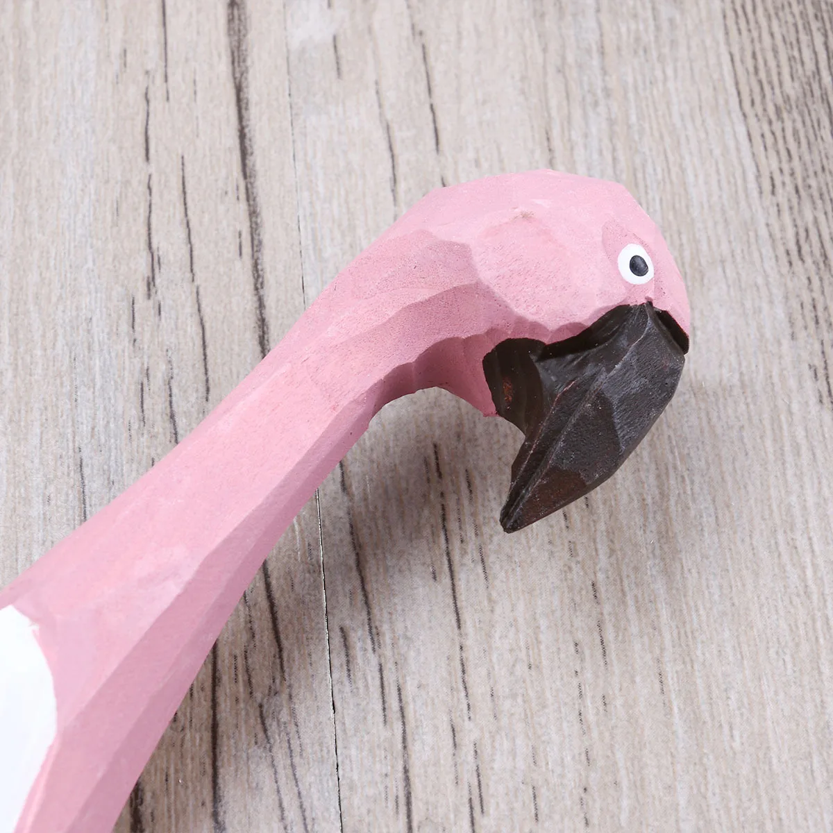 Wooden Flamingo Ballpoint Pen Handmade Carved Writing Instrument Smooth Ink Flow Lightweight Comfort Grip Perfect for School
