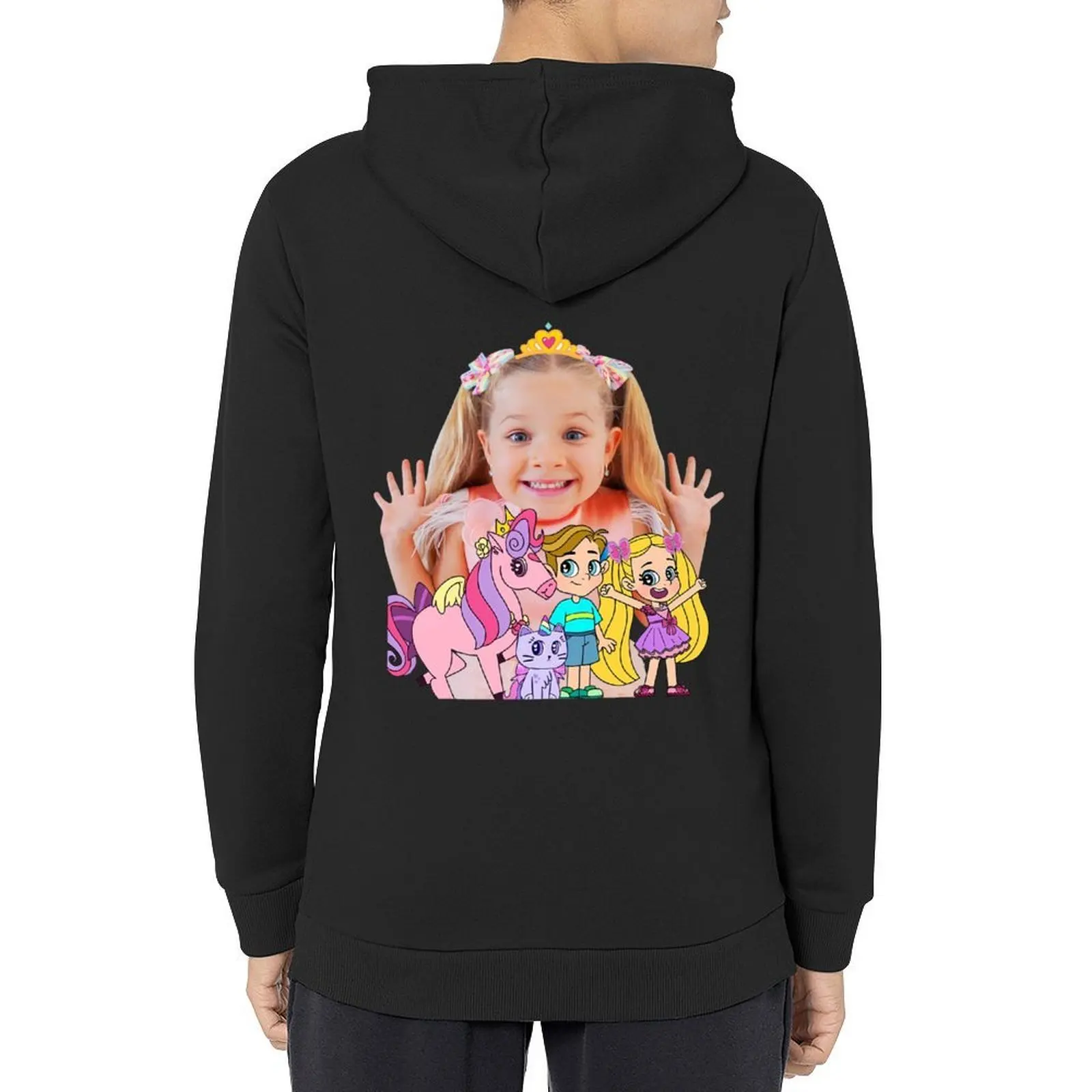 

Cute Kids Diana Show - funny diana show cartoon Hoodie korean autumn clothes men's sweat-shirt japanese style mens hoodie