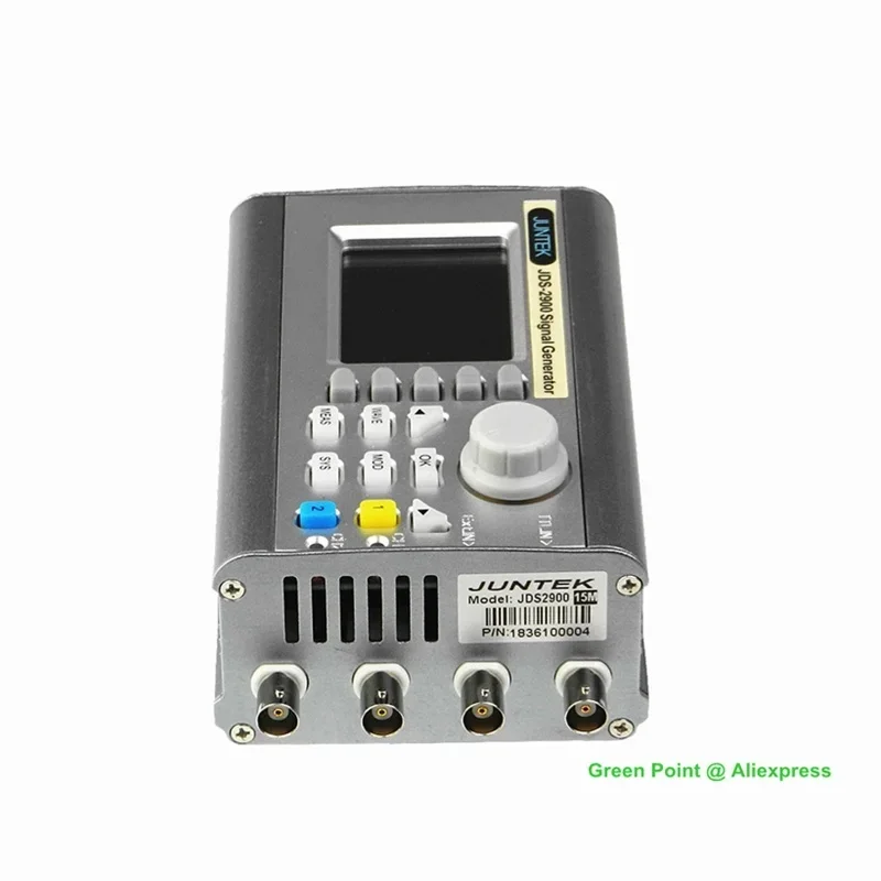 JDS2900 30MHZ JUNTEK generador de señal pequeño Control Digital doble canal DDS función medidor de frecuencia contador de forma de onda arbitraria