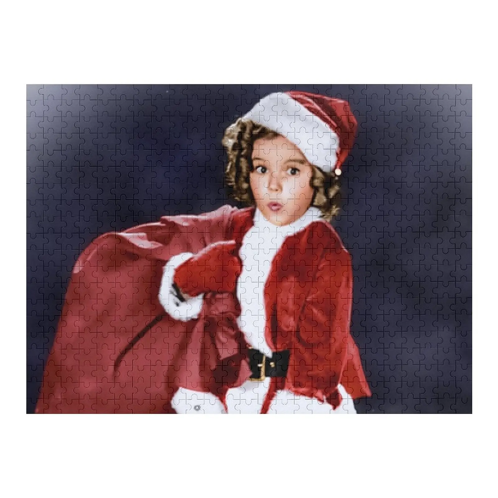 

Shirley Temple Portrait at Chimney Jigsaw Puzzle Personalized Baby Object Personalized Baby Toy Custom Wooden Name Puzzle