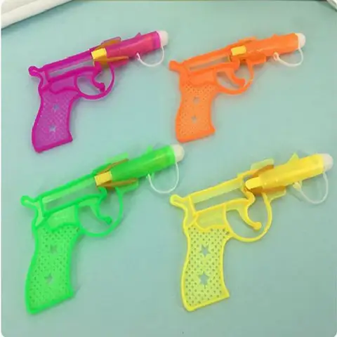 1 PCS 2023 Novelty Rubber Band Hand Pull Dong Dong Punch Empty Gun Gifts Punch Paper Ball Gun Christmas Toys For Children Funny
