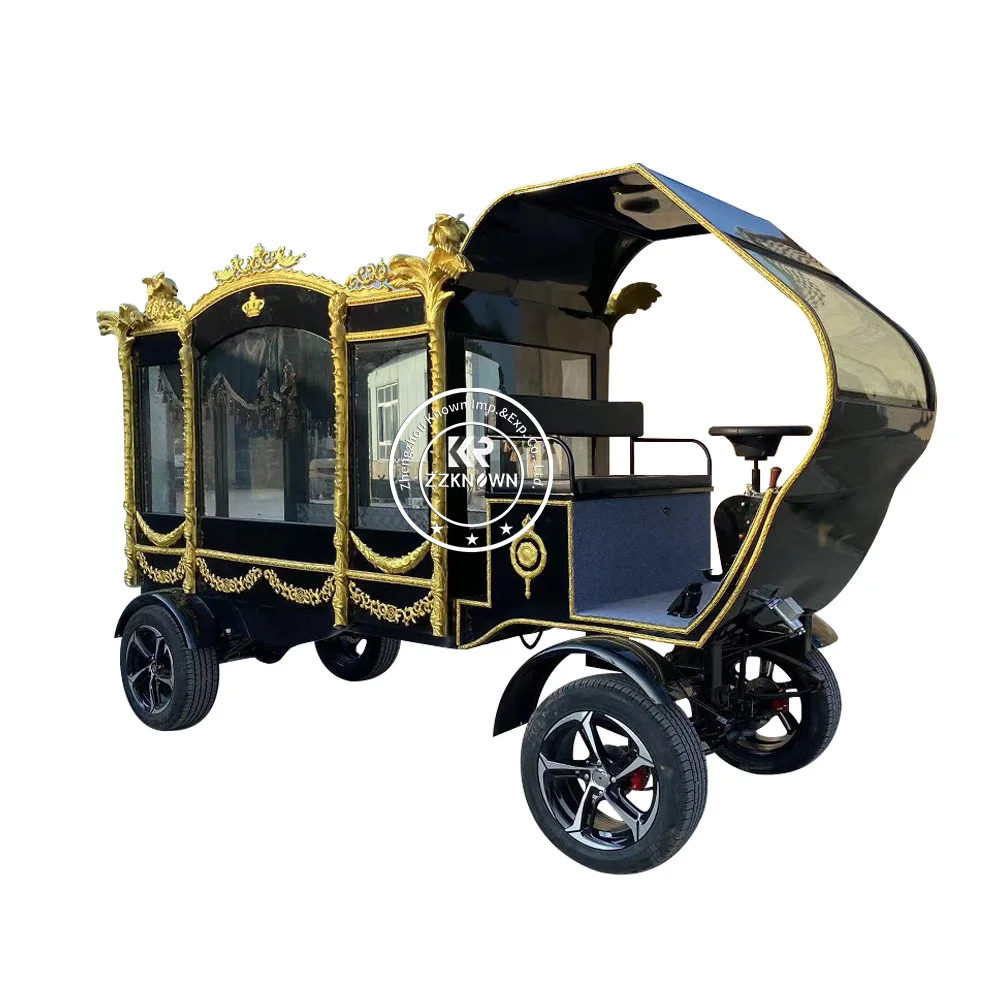 2024 Classic Horse-drawn Hearses For Sale Low-cost High-quality Hearses For Funerals Horse Drawn Hearse