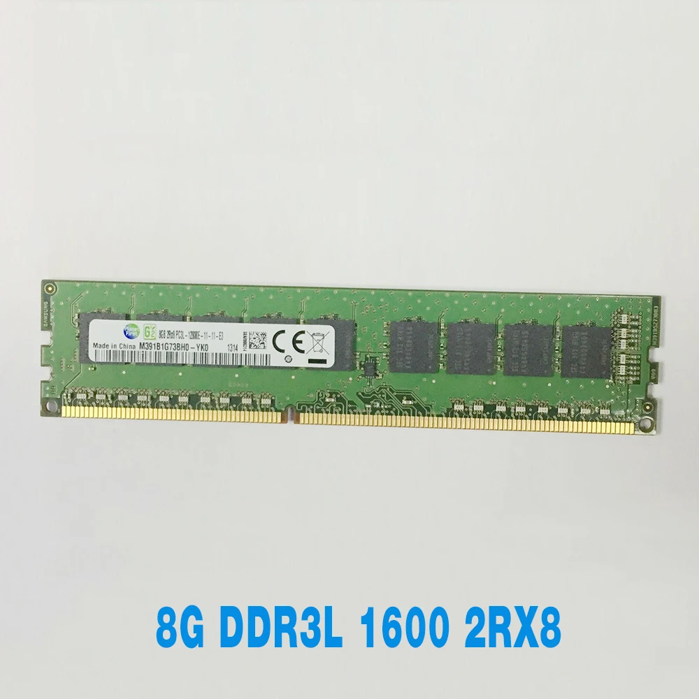 

1PCS For IBM X3100 X3200 X3250 M3 M4 M5 Server Memory 8GB UDIMM ECC RAM 8G DDR3L 1600 2RX8